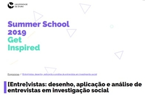 Curso [Entre]vistas: desenho, aplicação e análise de entrevistas em investigação social